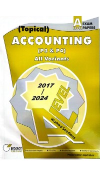 GCE A Level Accounting Paper 3 & 4 (All Variants) 